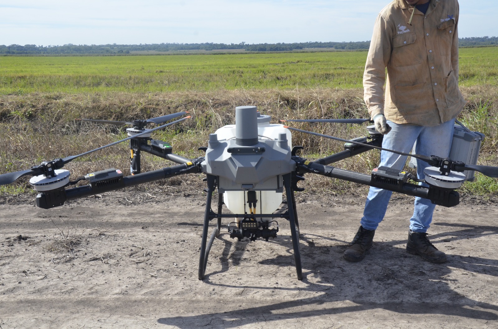 Operación de drone